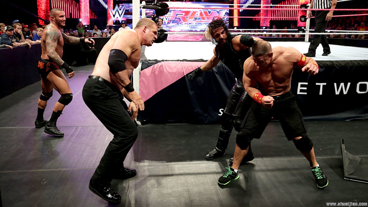 二对三强弱不等赛《RAW2014.10.21》