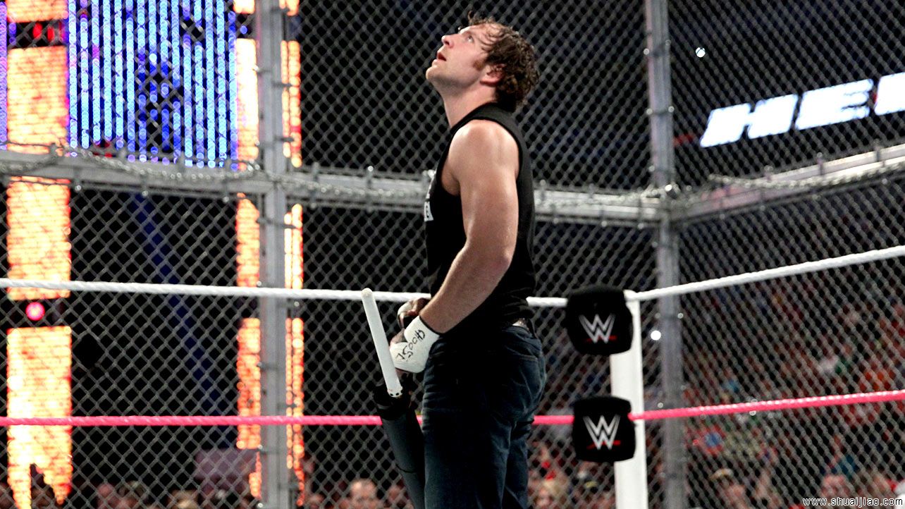 迪安·安布罗斯 vs. 赛斯·罗林斯《地狱牢笼大赛2014》