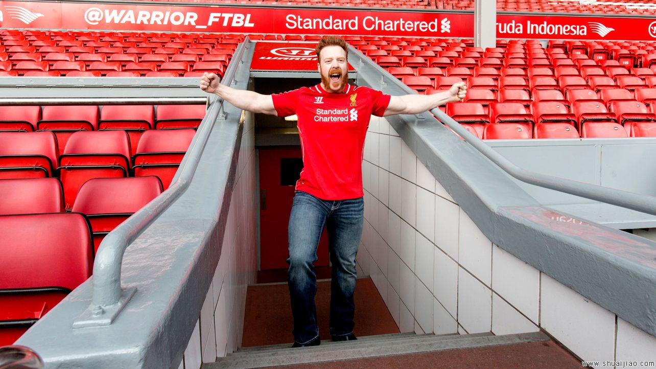 希莫斯访问利物浦足球俱乐部