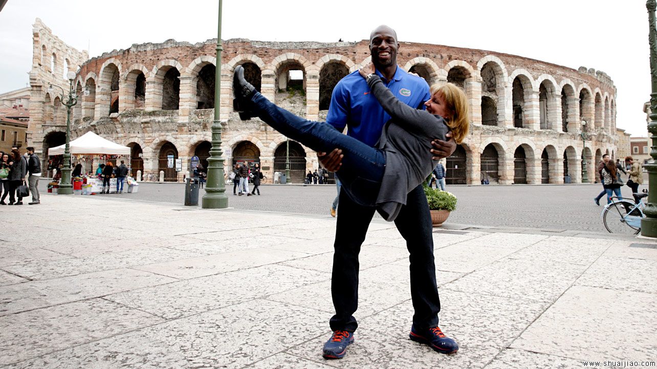 WWE超级巨星游览维罗纳圆形竞技场