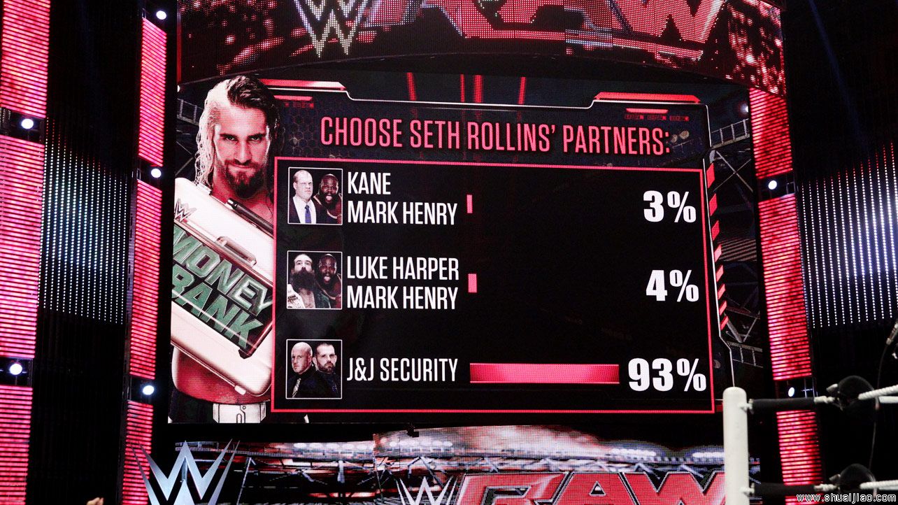 道夫&塞纳 vs. 罗林斯&杰米·诺布尔《RAW2014.11.25》