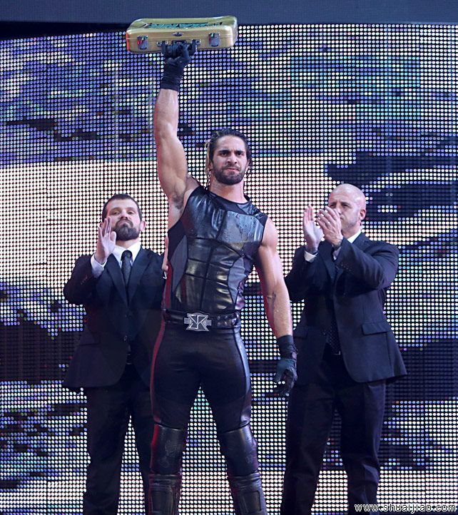 布莱恩&雷恩斯&安布罗斯 vs. 罗林斯&凯恩&大秀哥《SD 2015.01.16》