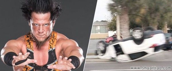 WWE NXT选手索罗门翻车车祸救人，英勇机智
