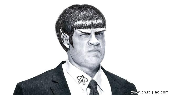 摔角巨星的素描，你能认出几个？