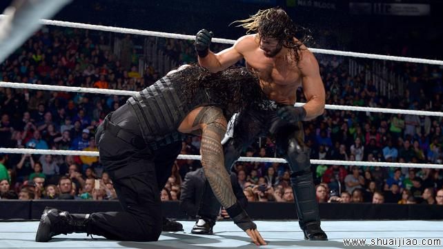 罗曼·雷恩斯对阵赛斯·罗林斯和凯恩《SD 2015.03.19》