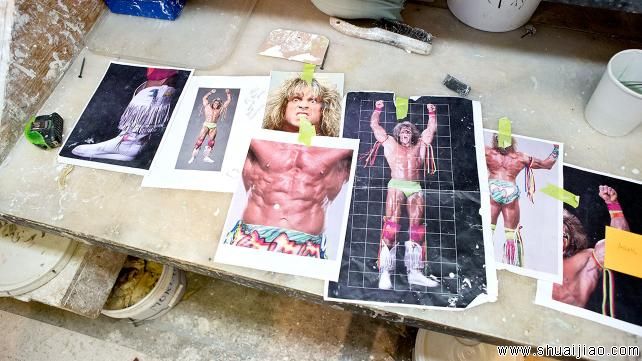 终极战士雕像制作过程