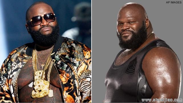 WWE摔角巨星大撞脸