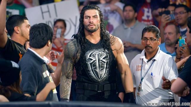 兰迪·奥顿对阵罗曼·雷恩斯对阵莱贝克《RAW 2015.04.07》