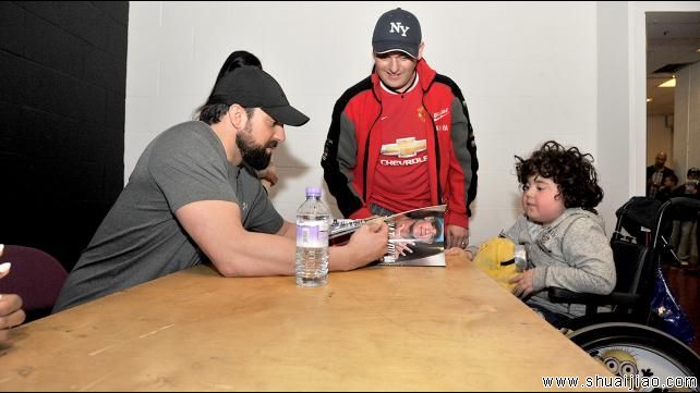 达米安·仙道和卡梅隆曼彻斯特粉丝见面会