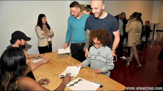 达米安·仙道和卡梅隆曼彻斯特粉丝见面会