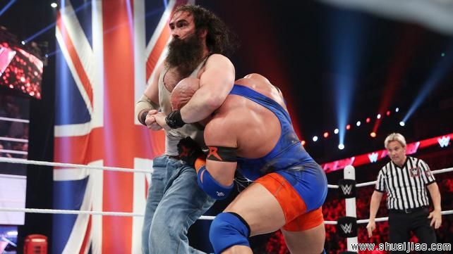 莱贝克对阵卢克·哈珀《RAW 2015.04.14》