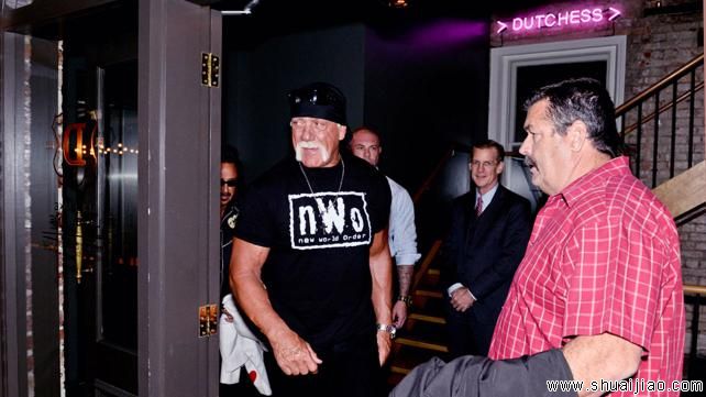 胡克·霍根和杰米·哈特访问澳大利亚照片