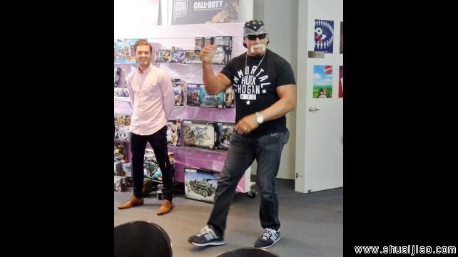 胡克·霍根和杰米·哈特访问澳大利亚照片