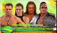 WWF冠军三重威胁赛：洛克 vs.HHH vs. 科特·安格《夏日狂潮2000》