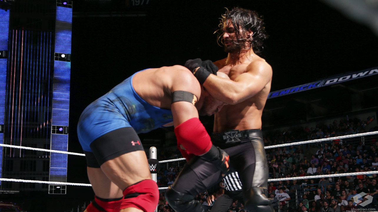 冠军赛:莱贝克对阵罗林斯《WWE SmackDown 2015.07.10》