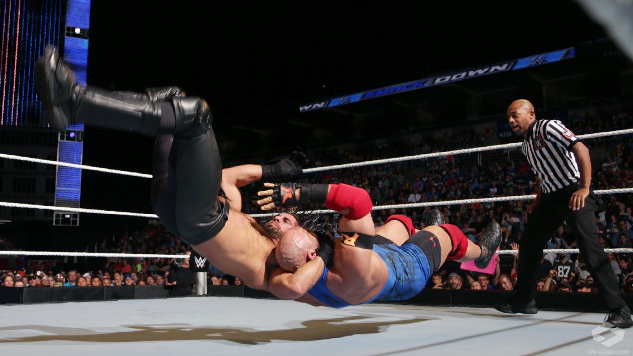 冠军赛:莱贝克对阵罗林斯《WWE SmackDown 2015.07.10》