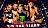  WWE09年RAW豪华阵容DX vs 约翰·塞纳&送葬者 vs 杰里秀三重组队赛