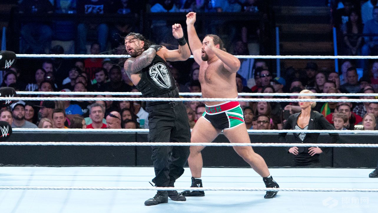 罗曼·雷恩斯对阵鲁瑟夫《WWE SmackDown 2015.08.07》