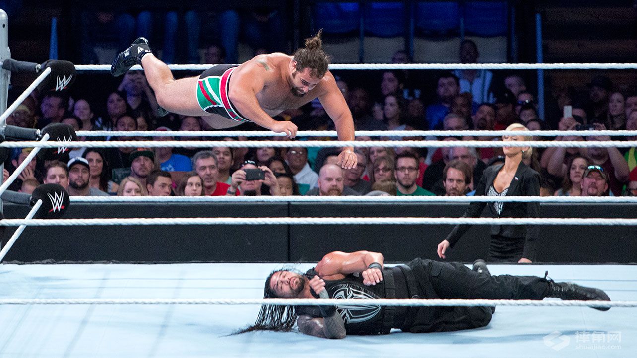 罗曼·雷恩斯对阵鲁瑟夫《WWE SmackDown 2015.08.07》