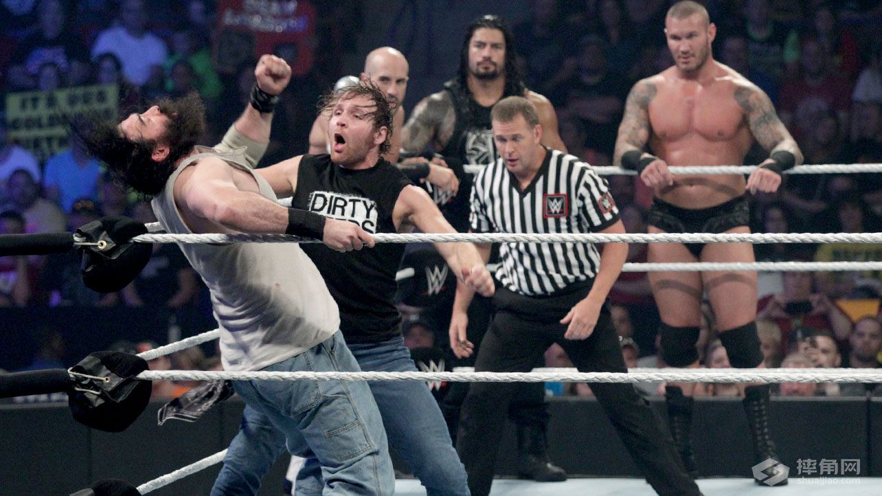 塞萨罗&兰迪·奥顿&迪安&罗曼对阵哈勃&怀亚特&欧文斯&希莫斯《WWE SmackDown 2015.08.21》 塞萨罗&兰迪·奥顿&迪安&罗曼对阵哈勃&怀亚特&欧文斯&希莫斯《WWE SmackDown 2015.08.21》