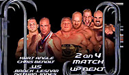 WWESD2003Team Brock Lesnar vs Team Kurt Angle2对4强弱不等赛  