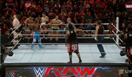 WWE RAW 2015.12.01比赛视频（中文5):五对五组队赛
