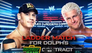 WWE12年TLC主战赛John Cena vs Dolph Ziggler 合约阶梯赛