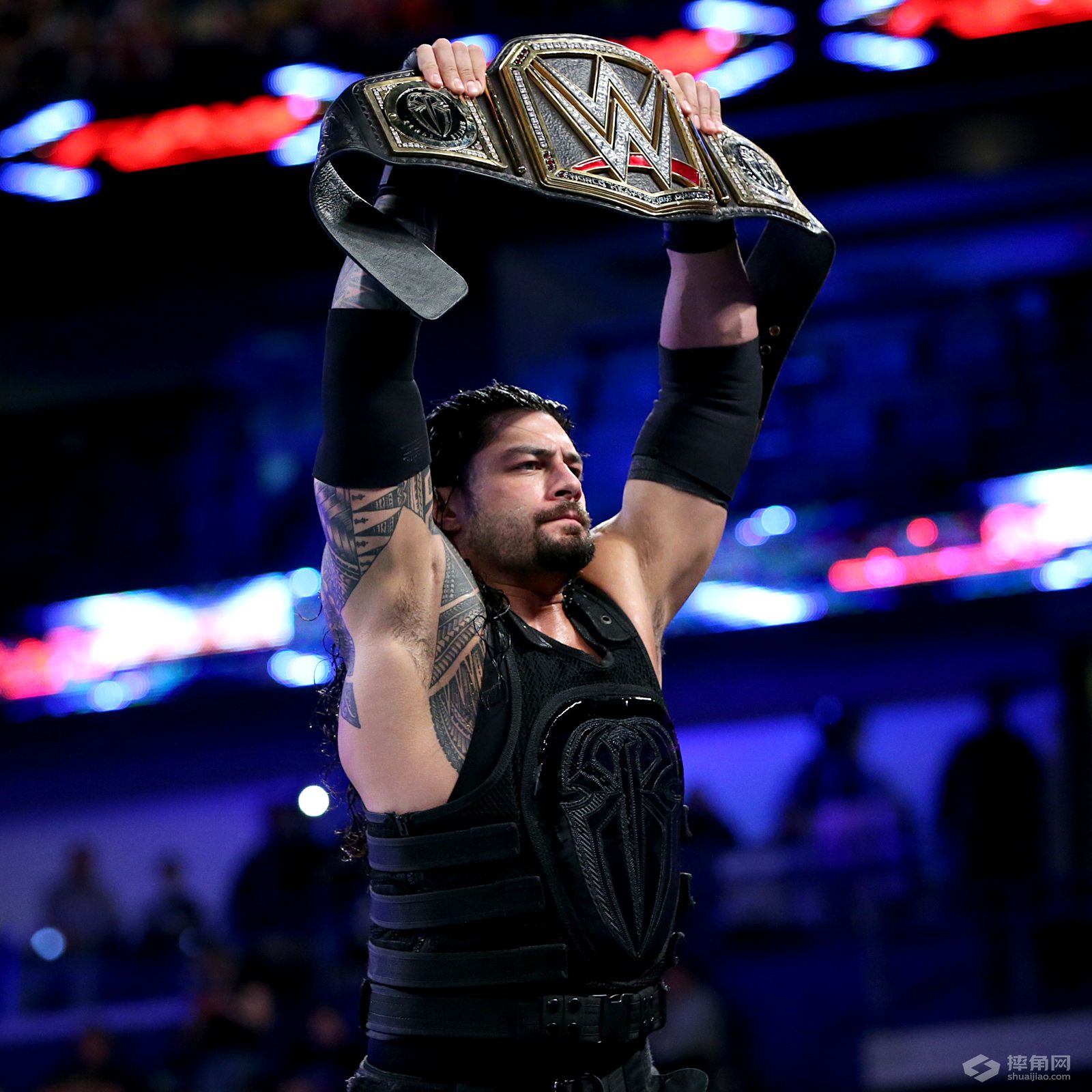 一对多强弱不等赛《WWE RAW 2016.01.12》