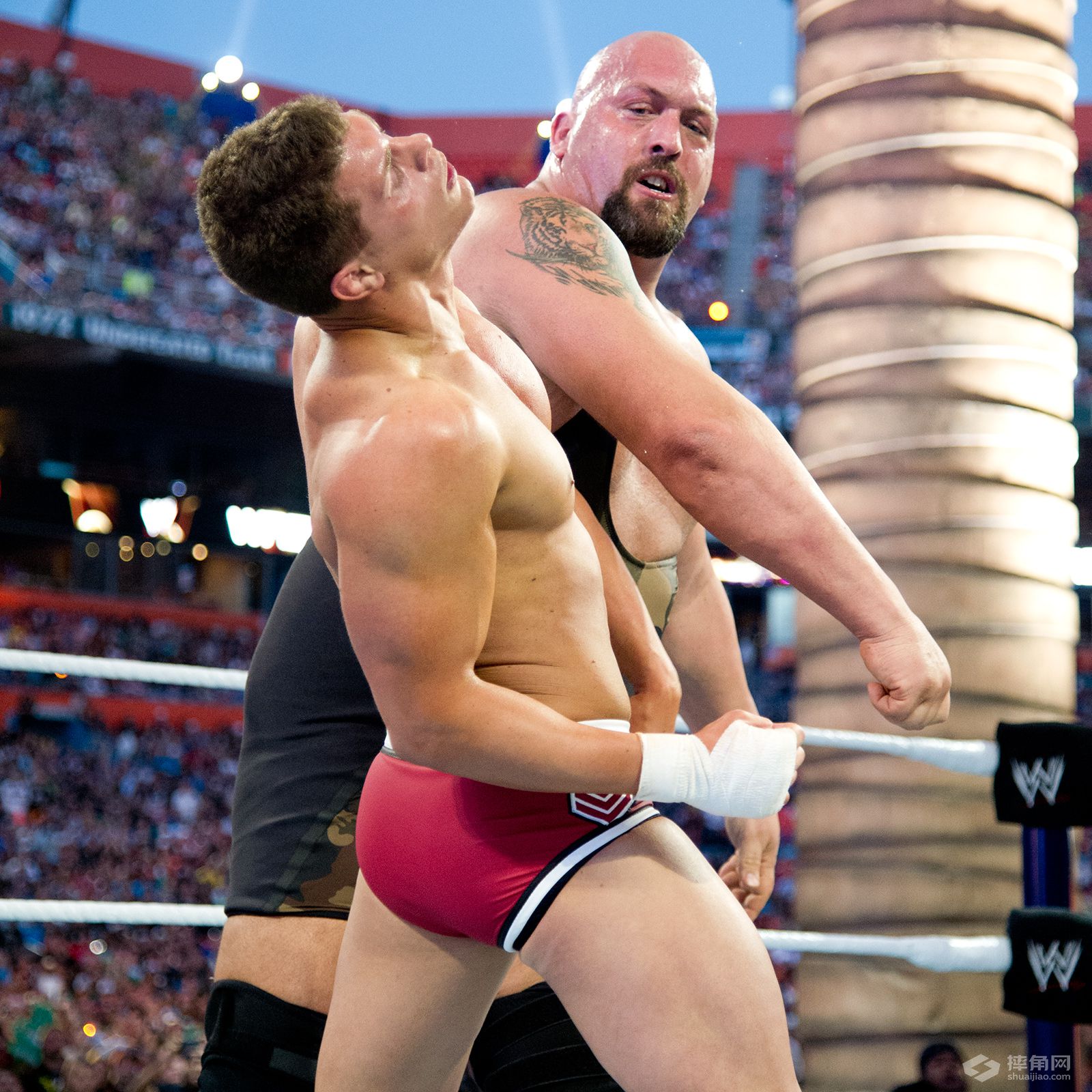 WWE大秀哥最危险的致命重拳