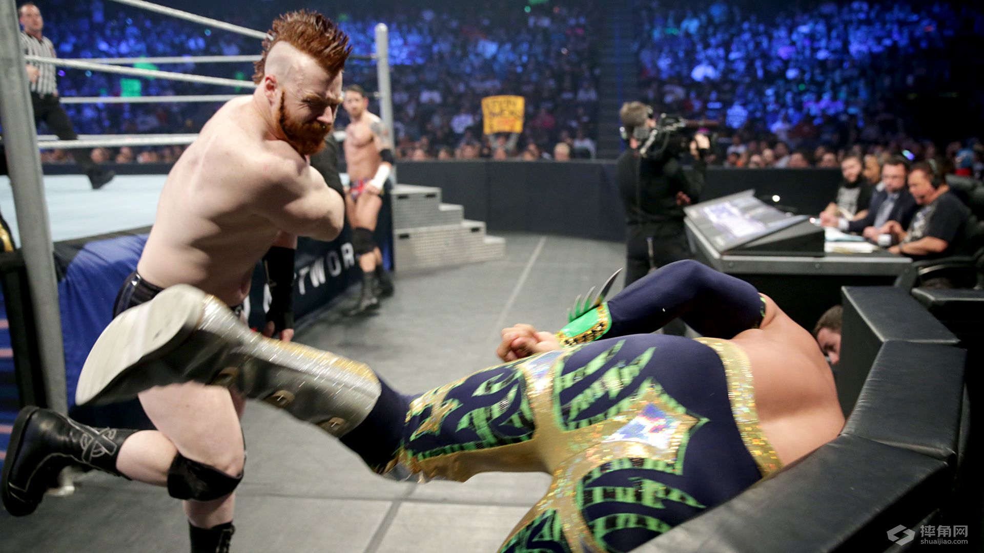 道夫·齐格勒&墨西哥双龙对阵宇宙荒原《WWE SmackDown 2016.02.18》