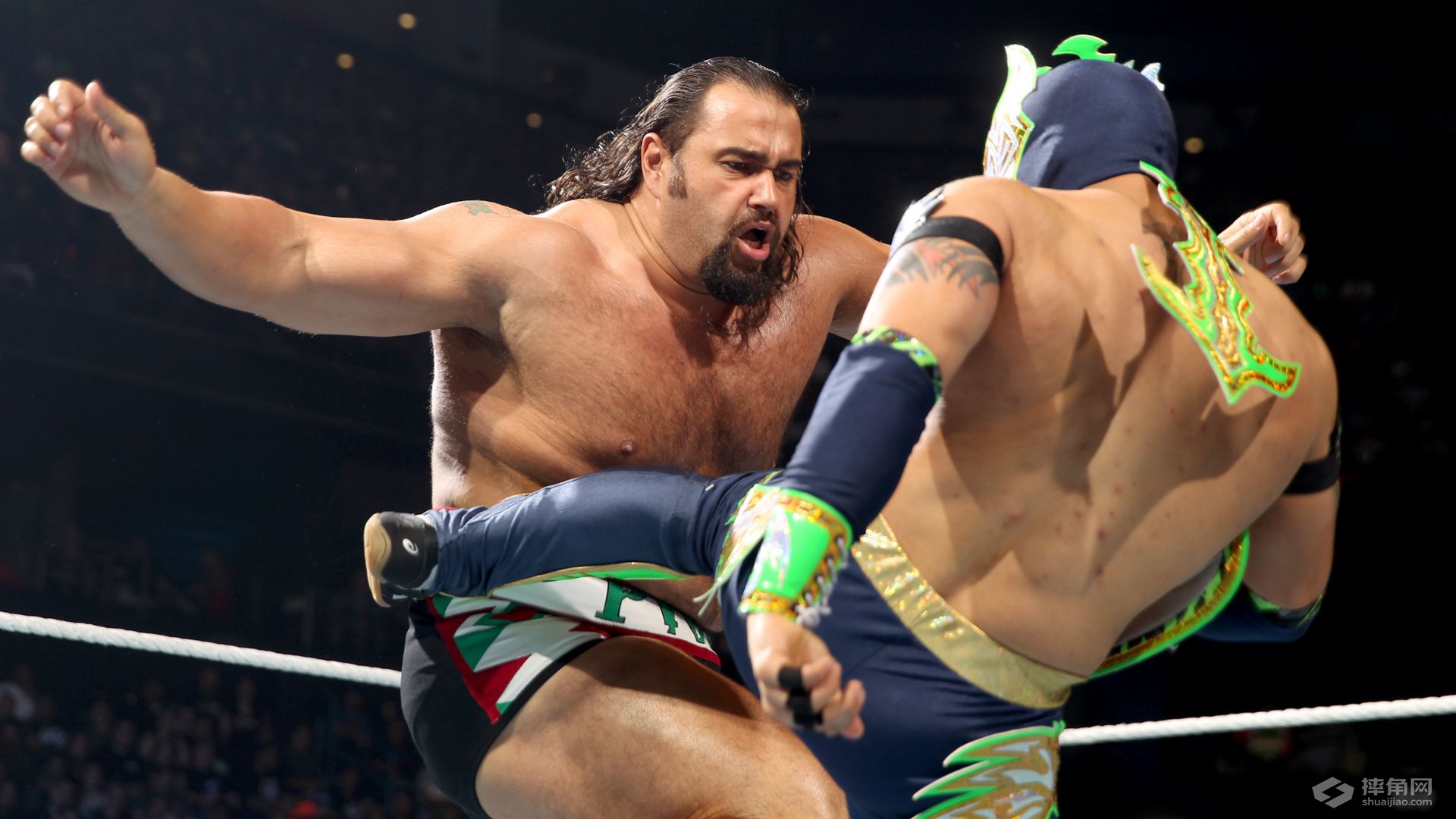 道夫·齐格勒&墨西哥双龙对阵宇宙荒原《WWE SmackDown 2016.02.18》