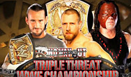 WWE2012年无路可逃CM Punk vs Daniel Bryan vs Kane