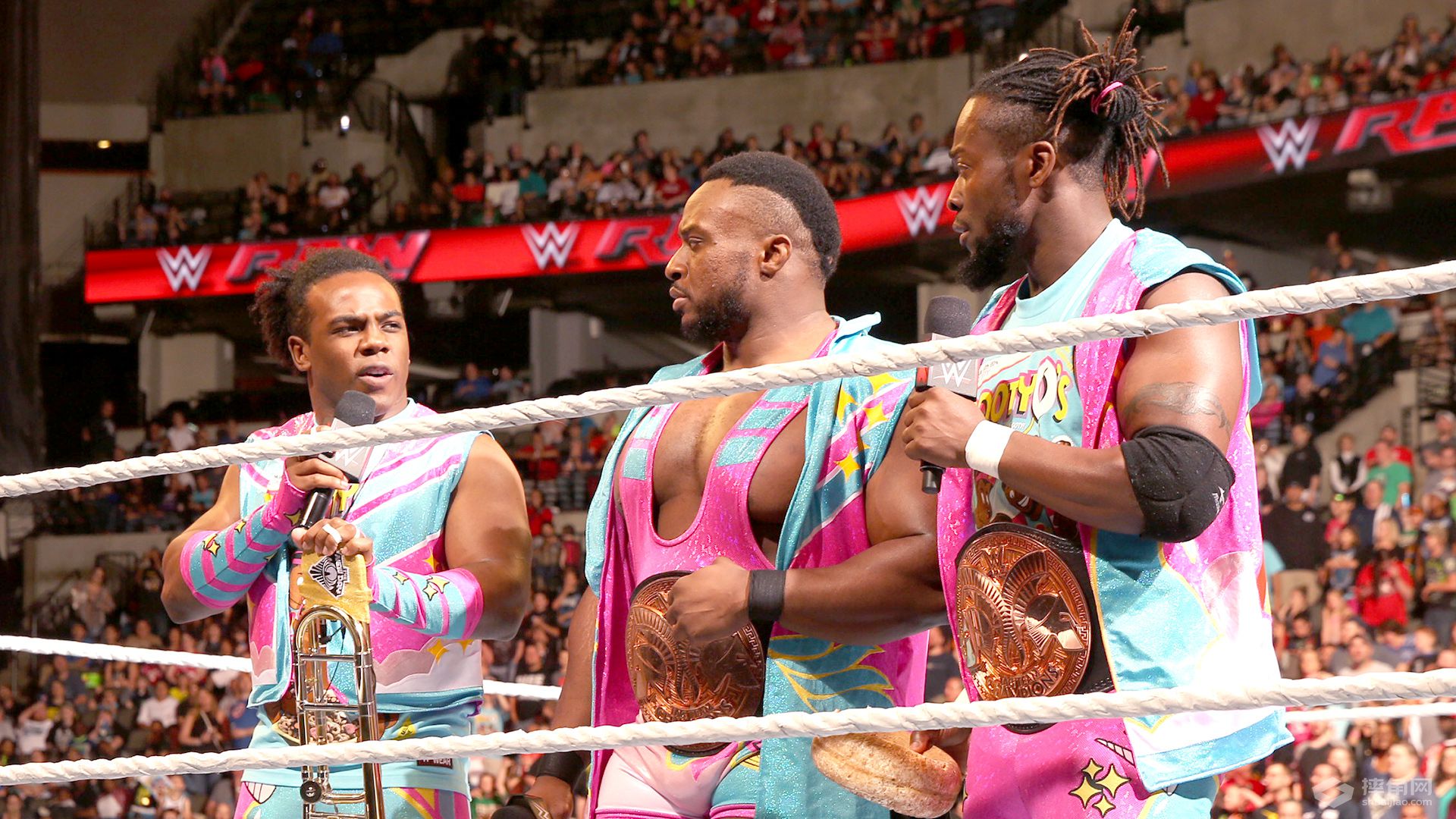 新一天对阵达德利男孩《WWE RAW 2016.05.10》