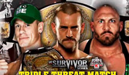  WWE12年强者生存 圣盾首秀 John Cena vs. CM Punk vs.Ryback