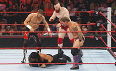 《RAW 1209期》图文直播：第二场四重威胁赛