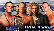 WWE爆裂震撼2007 John Cena vs Edge vs HBK vs Randy Orton四重威胁赛