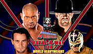 WWE耀武扬威2009 四重威胁Batista vs UT vs 619 vs CM Punk