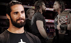 WWE RAW节目直播后，罗林斯出场搭救罗曼！