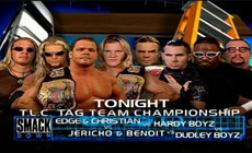 Smackdown历史上唯一的劲爆TLC大战！！八位巨星参赛！