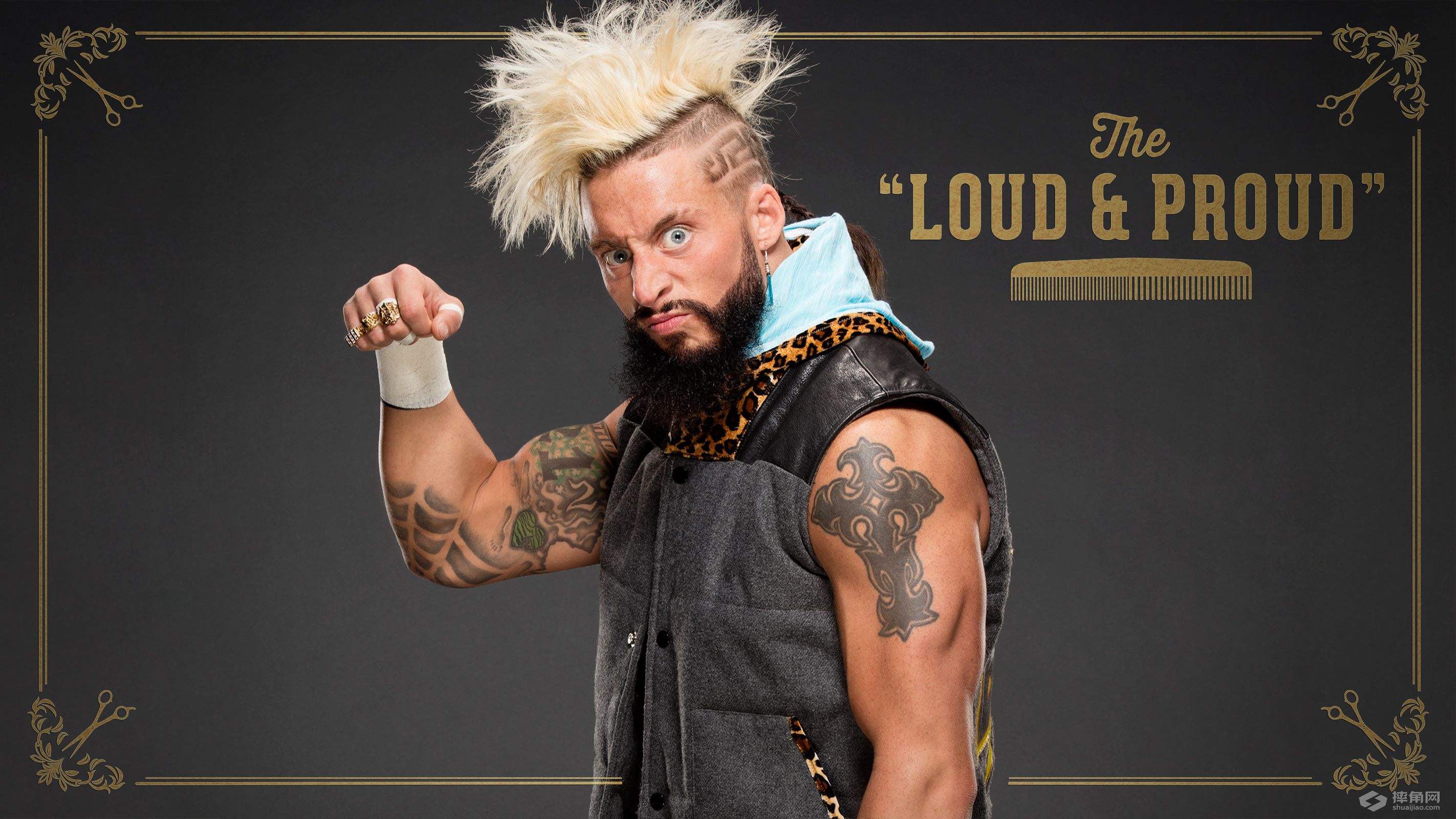 听说摔角手和这些炫酷发型最配哦！