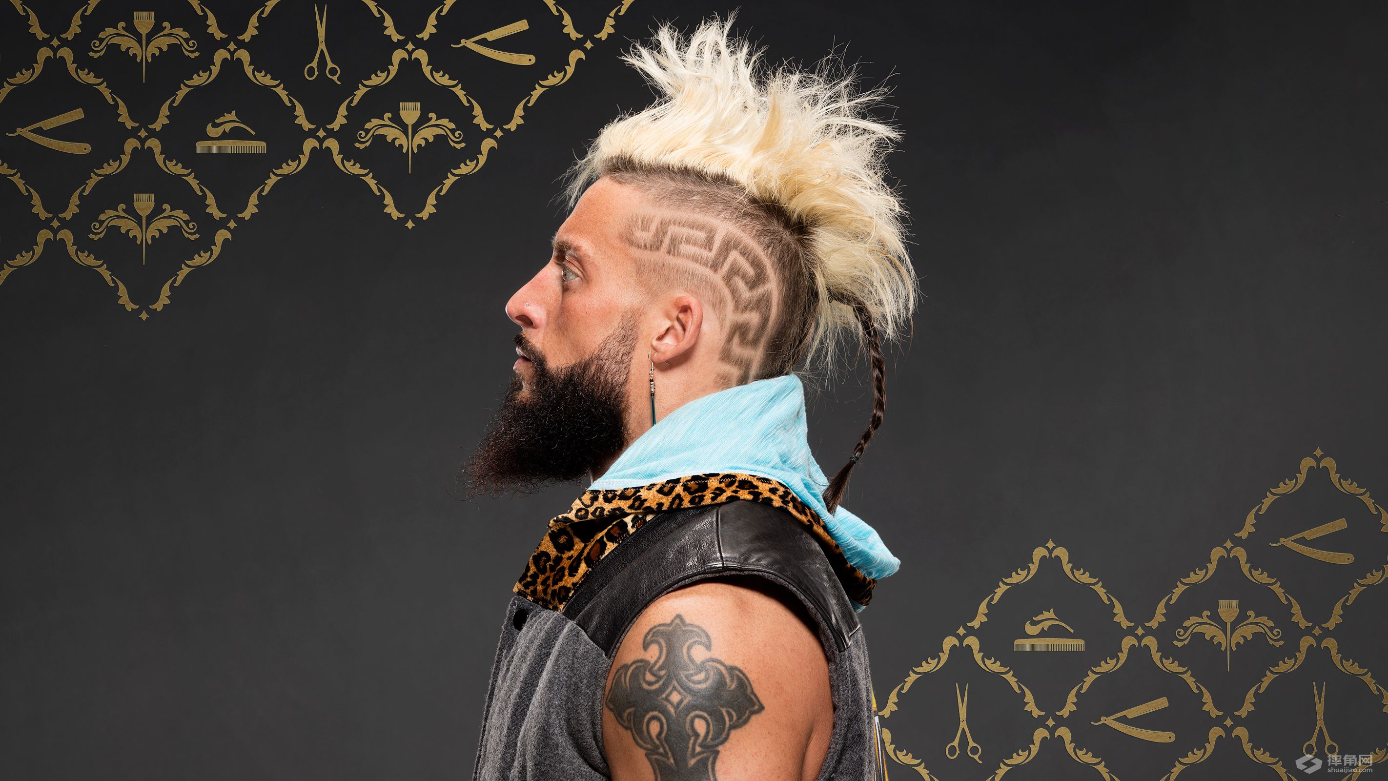 听说摔角手和这些炫酷发型最配哦！