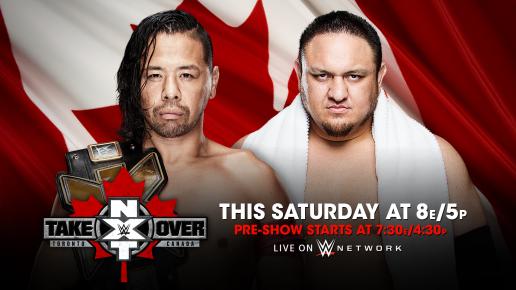 本周日，切勿错过WWE NXT《接管：多伦多》大赛！