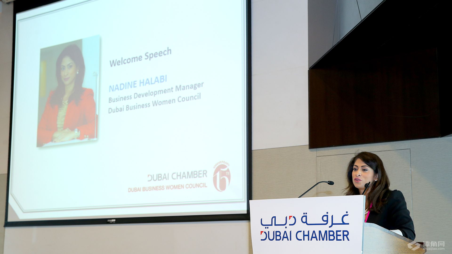 斯蒂芬妮·麦克曼参加迪拜领导小组的女性演讲！