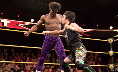 WWE中国之星何颢麟再战NXT，对手比中邑真辅还骚气！