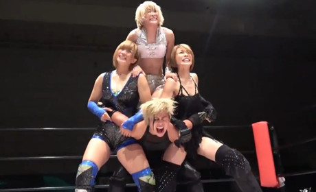 日摔Stardom 2017 in Osaka：这三妹子简直就是女版圣盾！