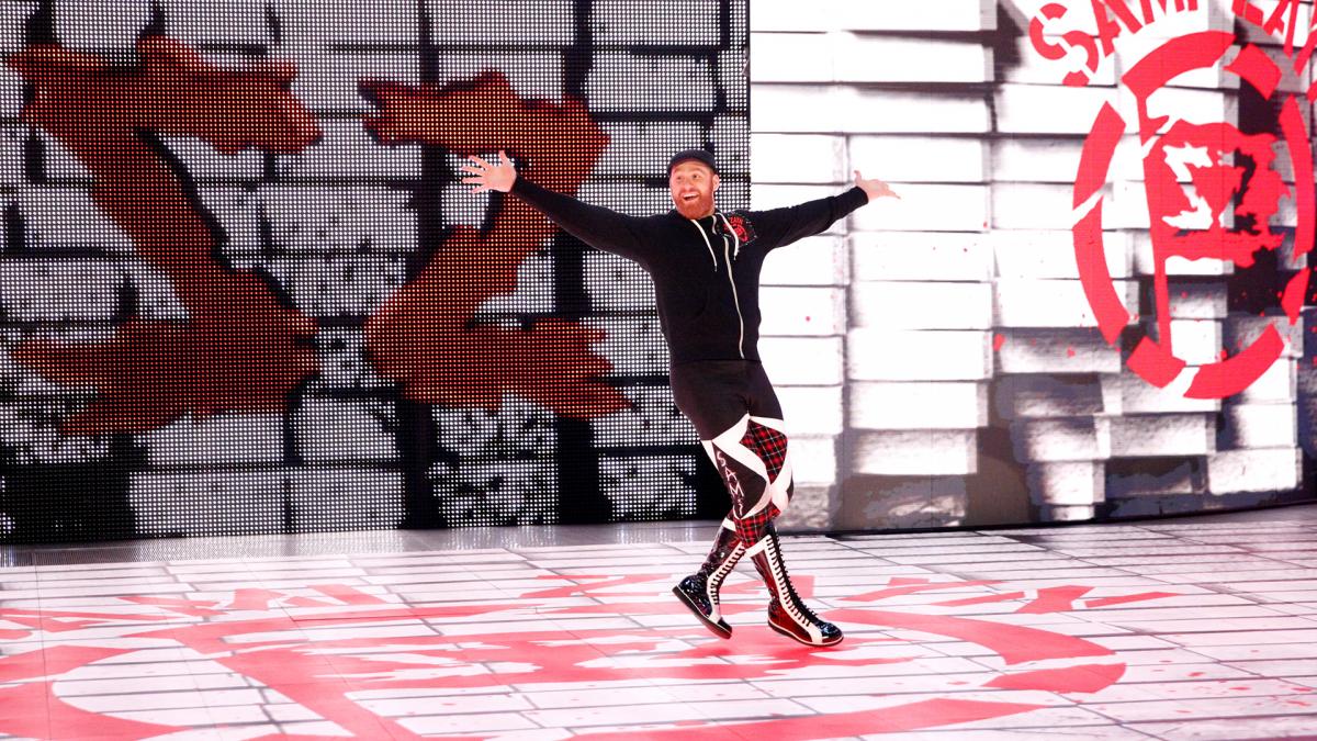 毒蛇大战萨米，成为强者生存上的第一位成员！《WWE SmackDown 2017.10.25》
