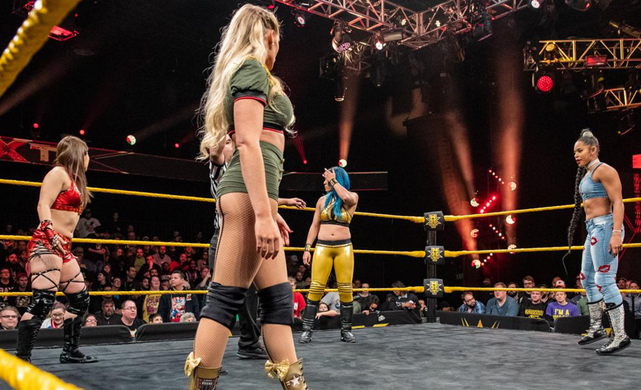 女子四重威胁赛，谁将挑战NXT女子冠军？《WWE NXT 2018.12.27》