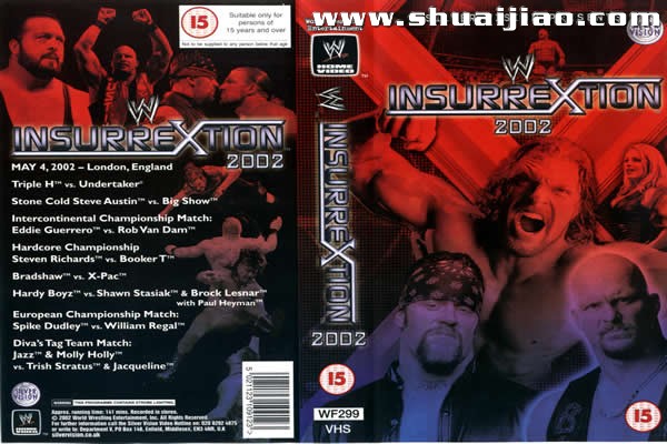 Insurrextion 2002 DVD封面