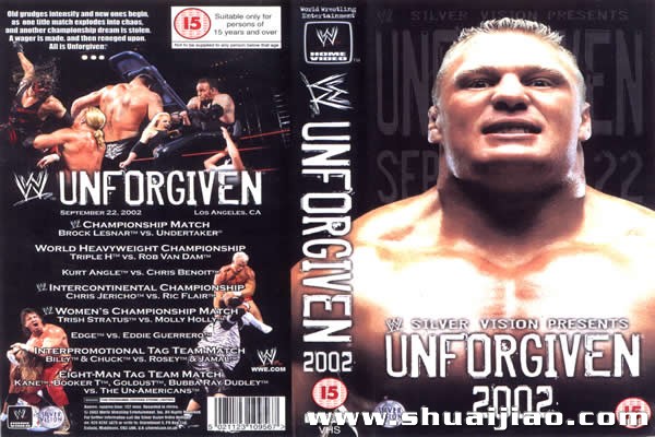 Unforgiven 2002 DVD封面