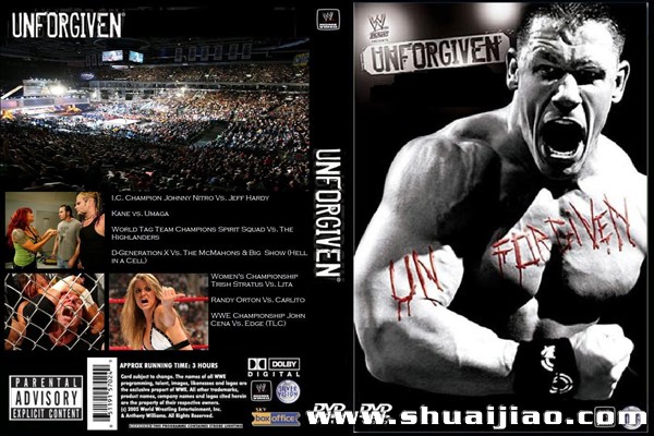 Unforgiven 2006 DVD封面
